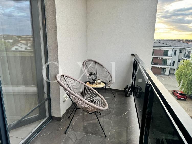Apartament cu 3 camere semidecomandat, mobilat în Giroc