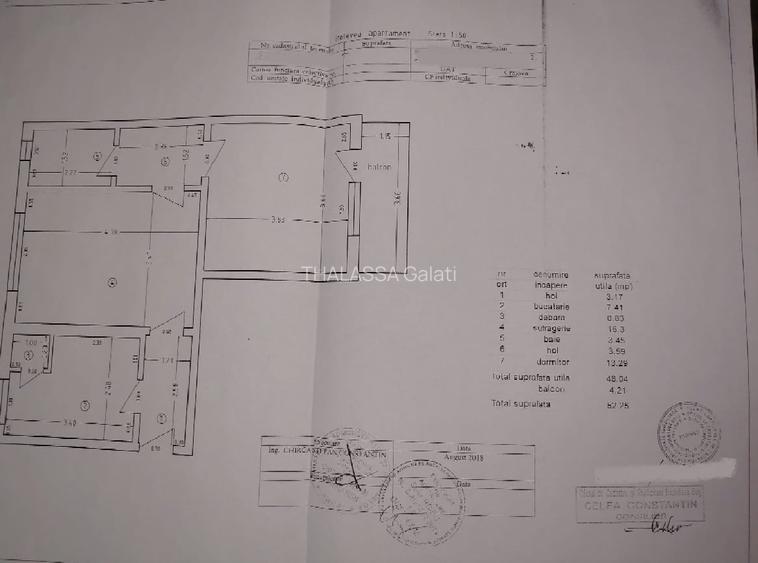 2 camere stradal Calea Bucuresti - Posta