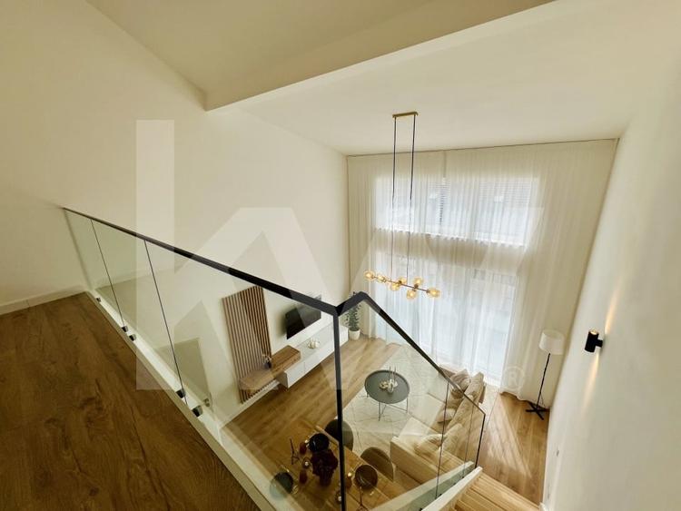 Penthouse 4 camere - mobilat si utilat, intabulat - 40