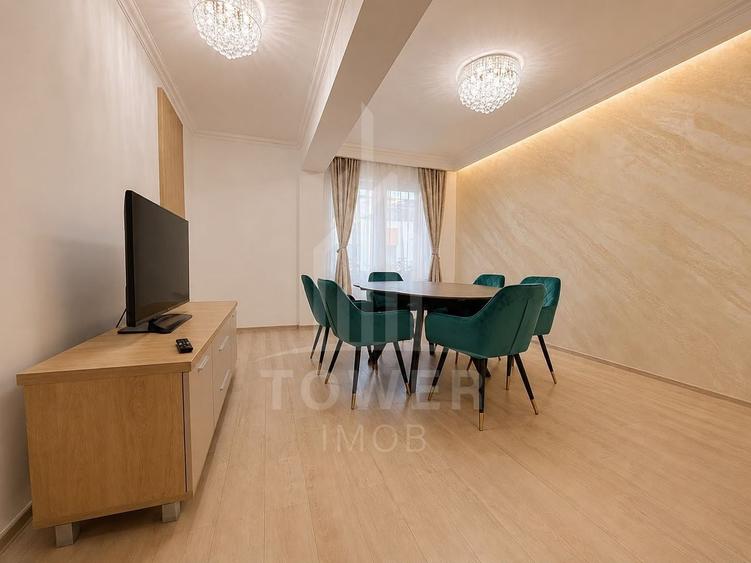 Apartament cu 3 camere decomandat, mobilat în Turnișor