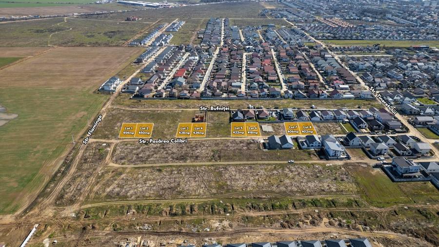 Teren Construcții intravilan de 438 mp, în Nord-Est