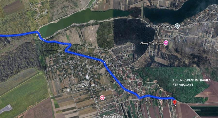 Teren Construcții intravilan de 650 mp, în Aroneanu