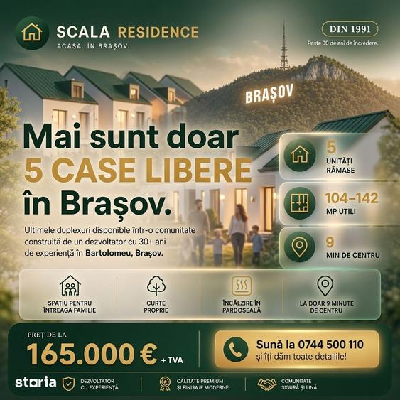 Casă cu 3 camere cu Teren 130 Mp în Bartolomeu