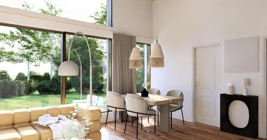 Casă individuală cu 3 camere cu Teren 500 Mp în Comana