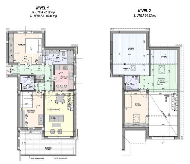 Apartament cu 5 camere semidecomandat în Exterior Vest