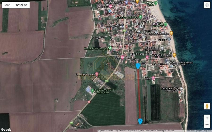 Teren agricol intravilan de 7495 mp, în Est