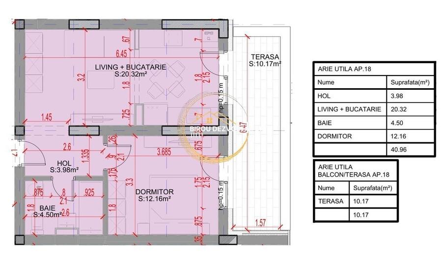 Apartament cu 2 camere decomandat în Theodor Pallady