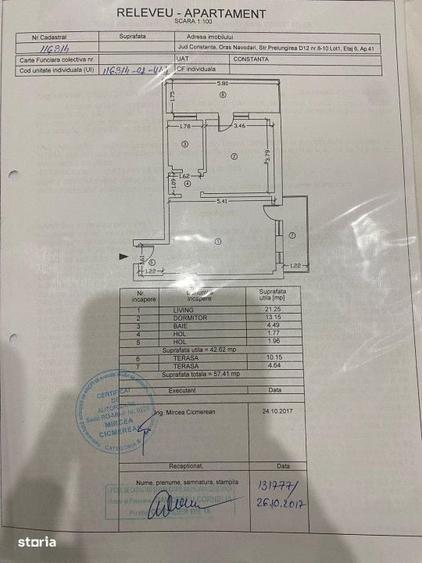 Apartament cu 4 camere în Mamaia
