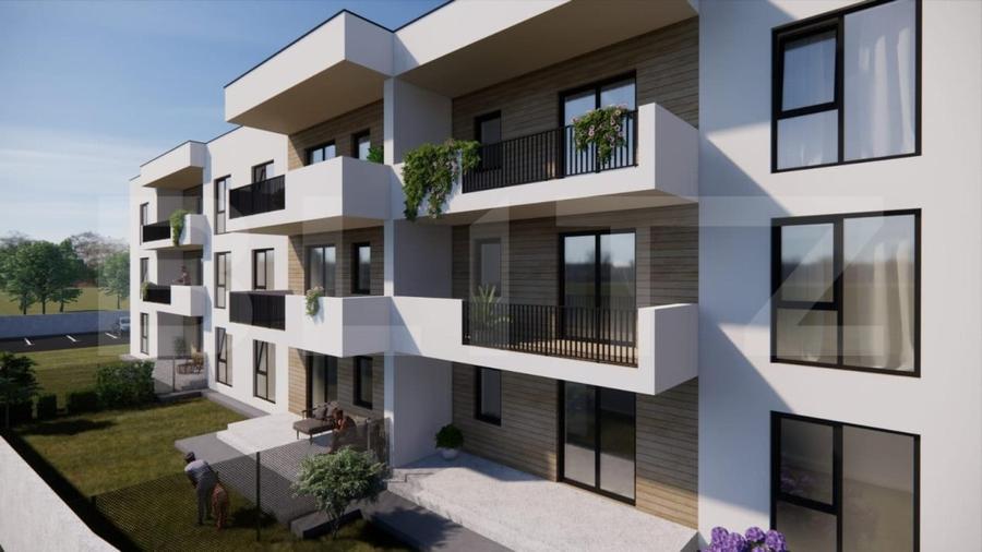 Apartament cu 3 camere semidecomandat în Nord