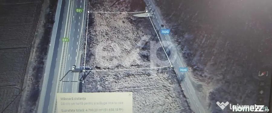Teren de 4800 mp, în Central