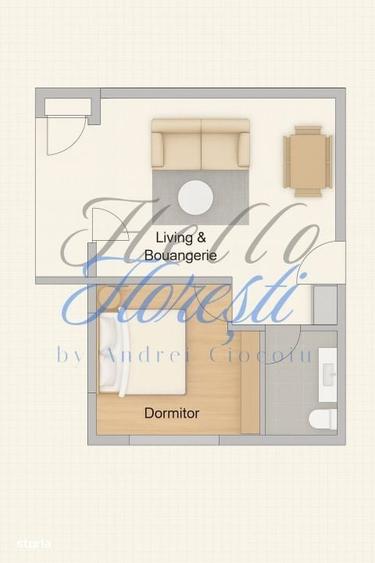Apartament 2 camere 47 mp zona BMW - 3