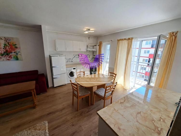 Apartament cu 2 camere semidecomandat, mobilat în Aeroport
