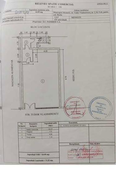 Spațiu comercial, de 65 mp, în Moinești