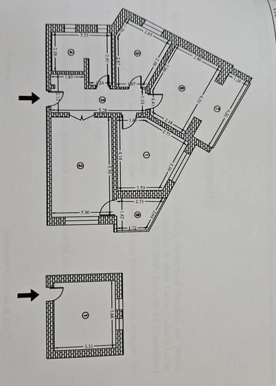 Apartament cu 3 camere decomandat în Ultracentral