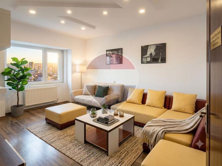 Apartament cu 2 camere decomandat, mobilat în Central
