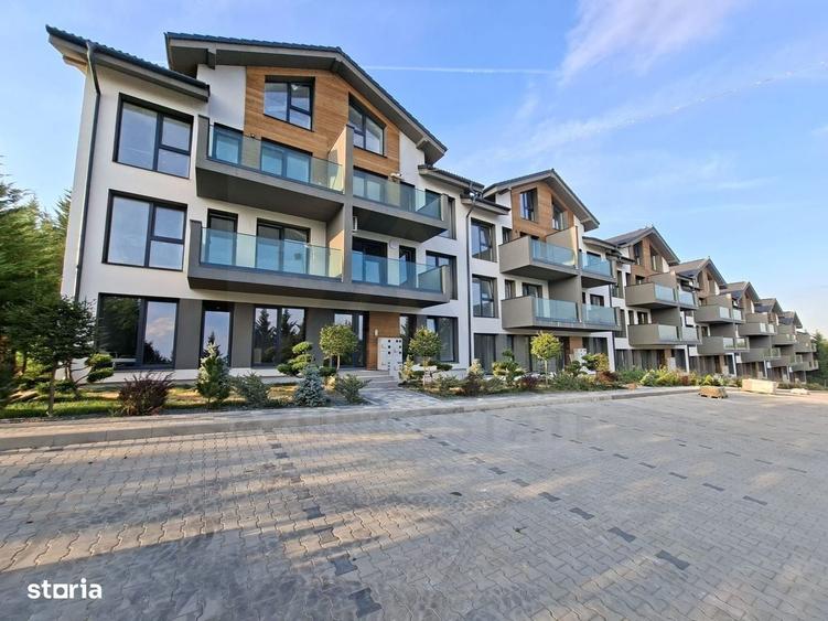Apartament premium 61.4 mp utili 3 camere 2 bai curte 50 mp Cristian - 2