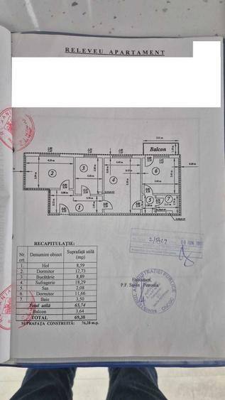 Apartament cu 3 camere semidecomandat în Exterior Vest