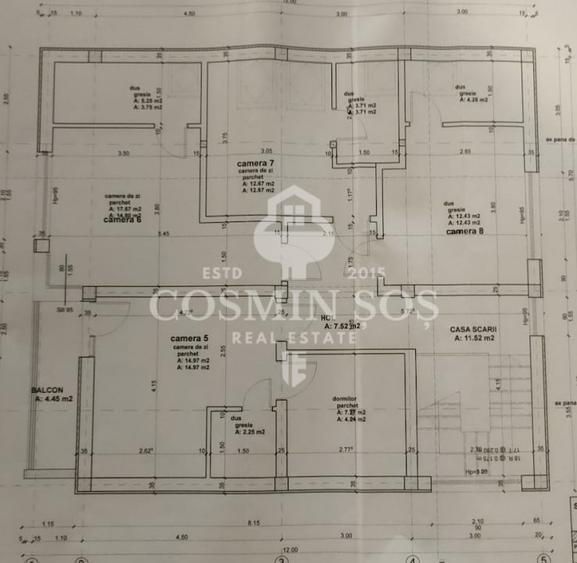 Casă individuală cu 8 camere cu Canalizare în Florești