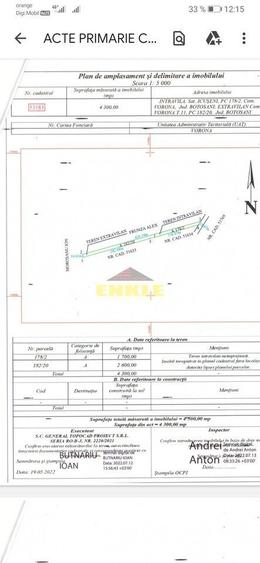 Teren Construcții intravilan de 4300 mp, în Icușeni