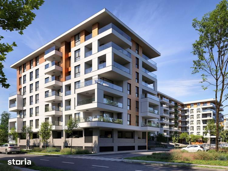Apartament cu 3 camere, decomandat, terasa 14,4 mp,ansamblu cu piscina - 20