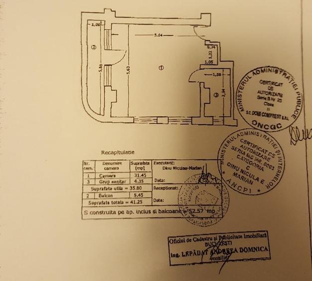 Garsonieră nedecomandată, mobilată în Giurgiului