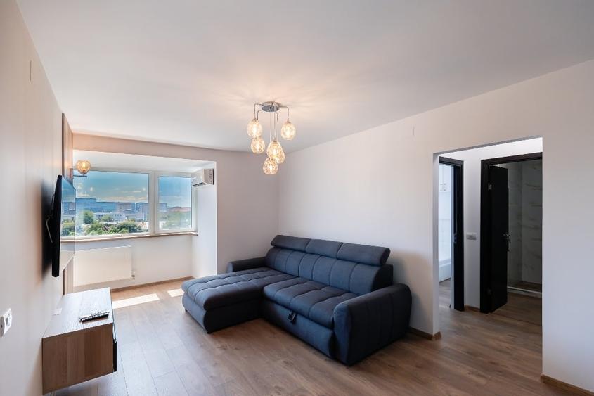 Apartament cu 2 camere, mobilat în Banu Manta