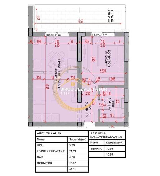 Apartament cu 2 camere decomandat în Theodor Pallady