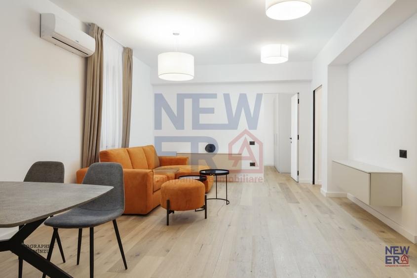 Apartament cu 3 camere semidecomandat, mobilat în Herăstrău