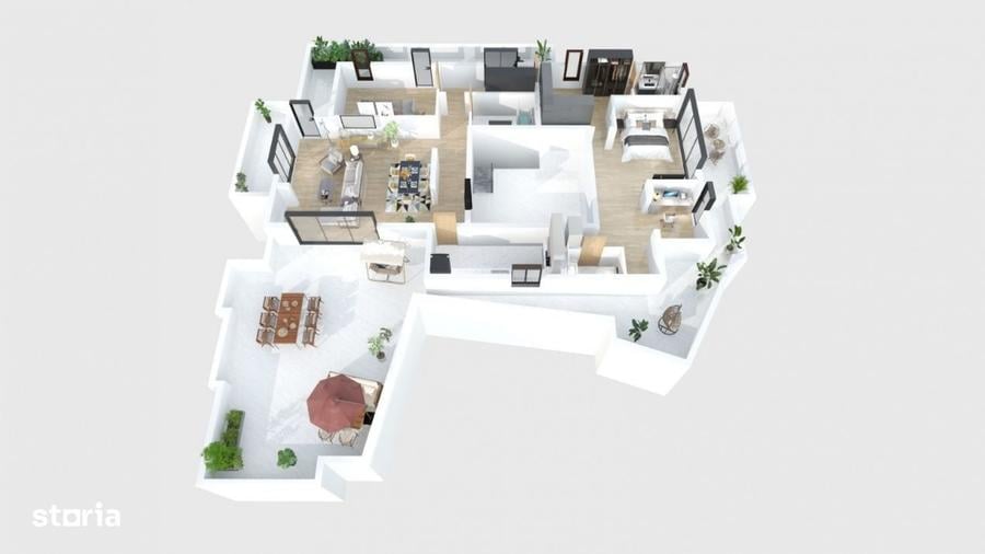 Apartament cu 4 camere în Moșilor