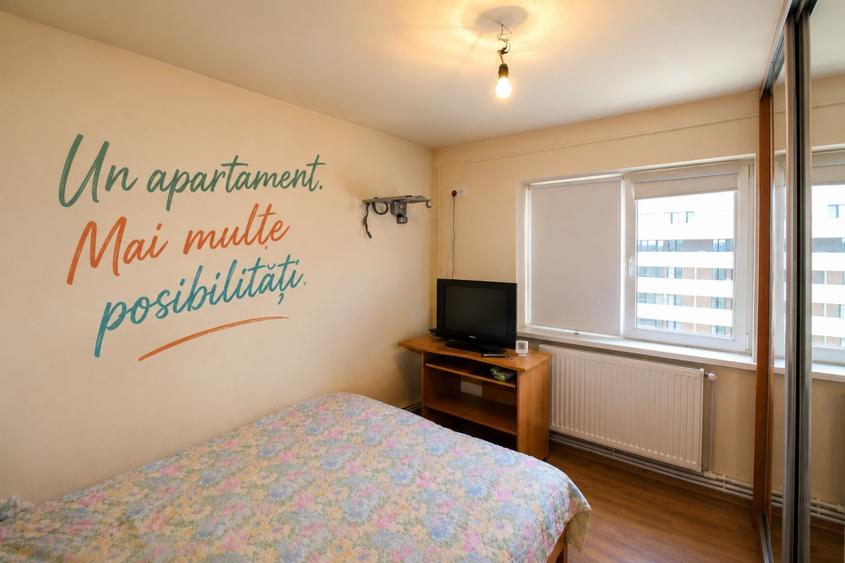Apartament cu 3 camere semidecomandat, mobilat în Tomis Nord