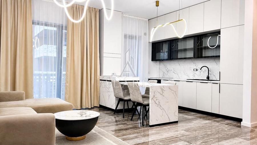 Apartament cu 2 camere semidecomandat, mobilat în Giroc