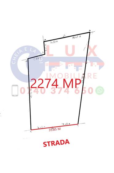 Teren de 2274 mp, în Murighiol