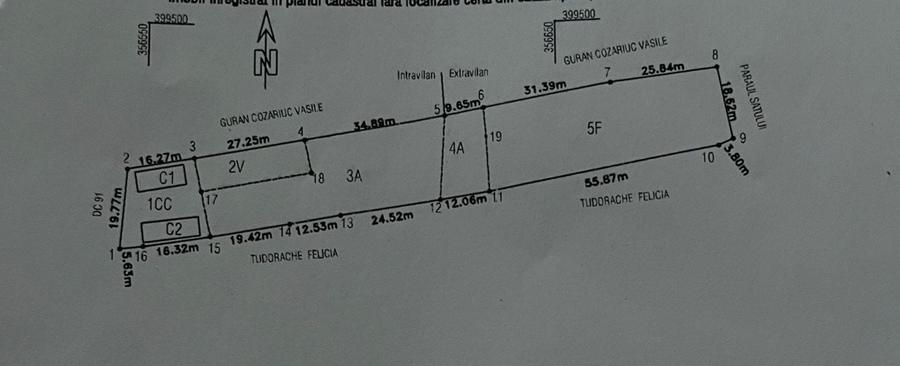 Casă cu 3 camere în Central