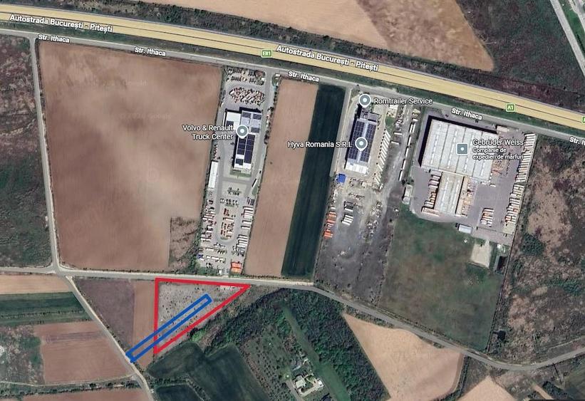 Teren de 11900 mp, în Bolintin-Deal
