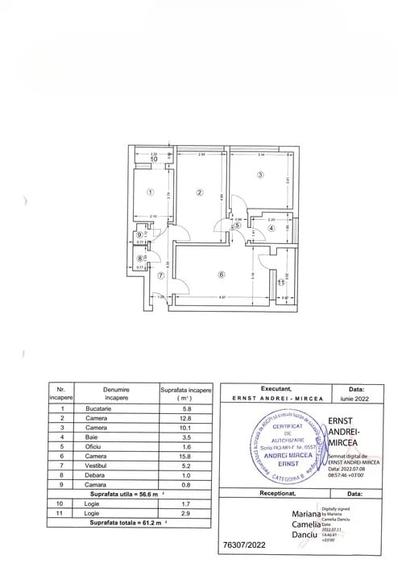 Apartament cu 3 camere semidecomandat, mobilat în Dorobanți