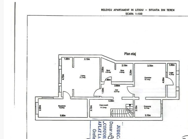 Apartament cu 2 camere decomandat în Terezian