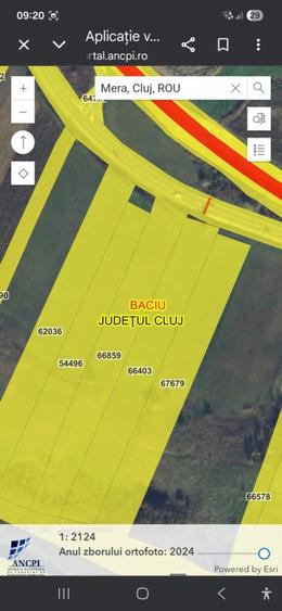 Teren agricol extravilan de 6600 mp, în Baciu