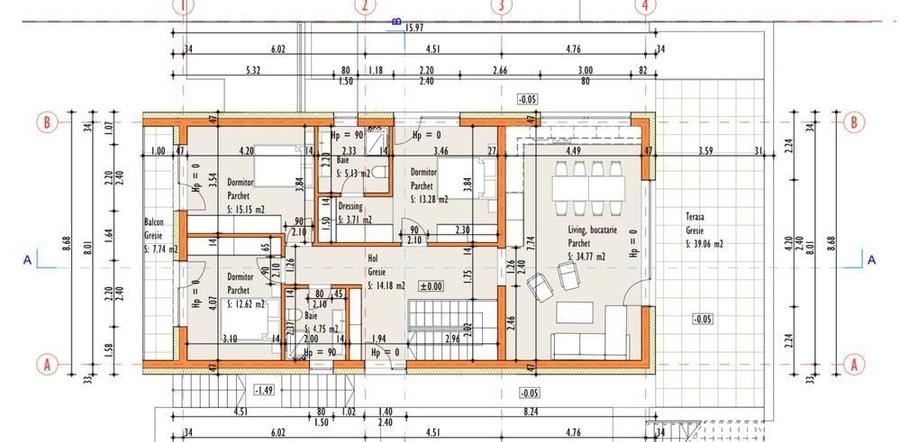 Casă cu 4 camere cu Teren 600 Mp în Apahida