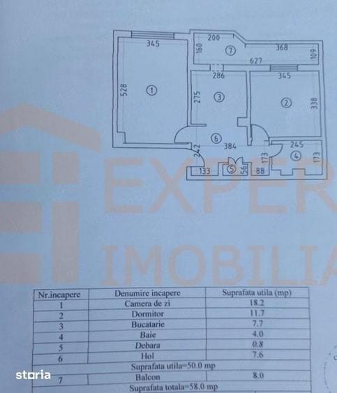 Apartament 2 camere de vanzare zona Gara | Etaj 3 - 6