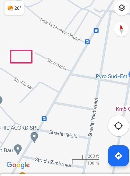 Teren Construcții intravilan de 1160 mp, în Viile Noi
