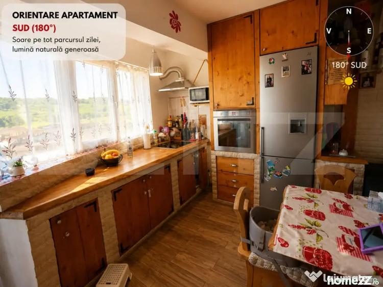 Apartament cu 3 camere semidecomandat în Baciu