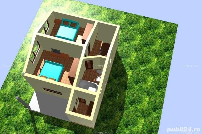 Casă cu 4 camere în Muntele Rece