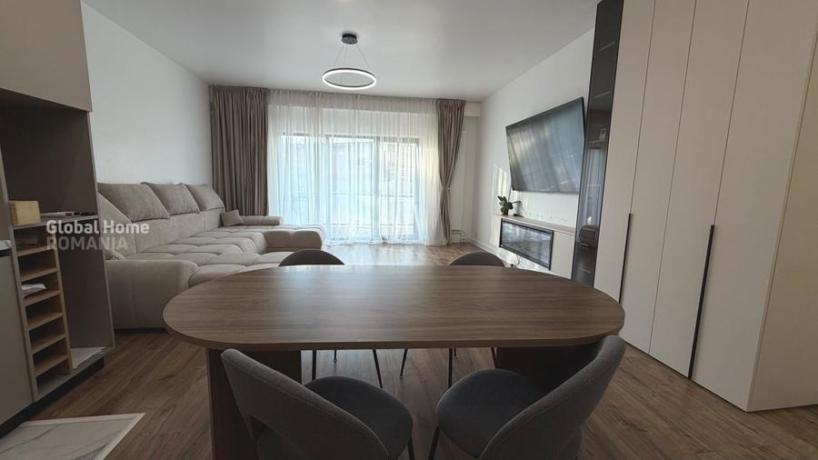 Apartament cu 2 camere semidecomandat, mobilat în 1 Mai