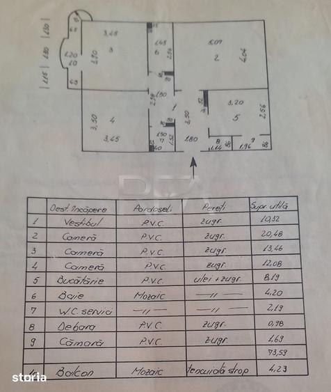 Apartament cu 3 camere decomandat în 13 Septembrie