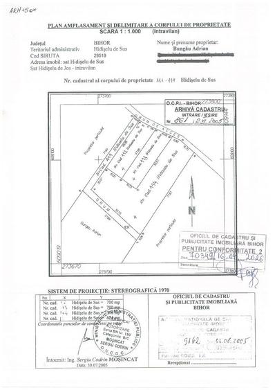 Teren de 2376 mp, în Hidiș