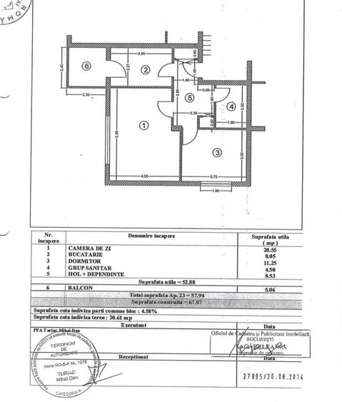 Apartament cu 2 camere decomandat în Drumul Taberei