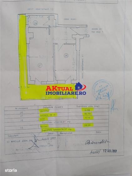 Vanzare Ap.2cam 76.5mp -et.1 Neptun \/ Club Onix -Comision 0% - 4