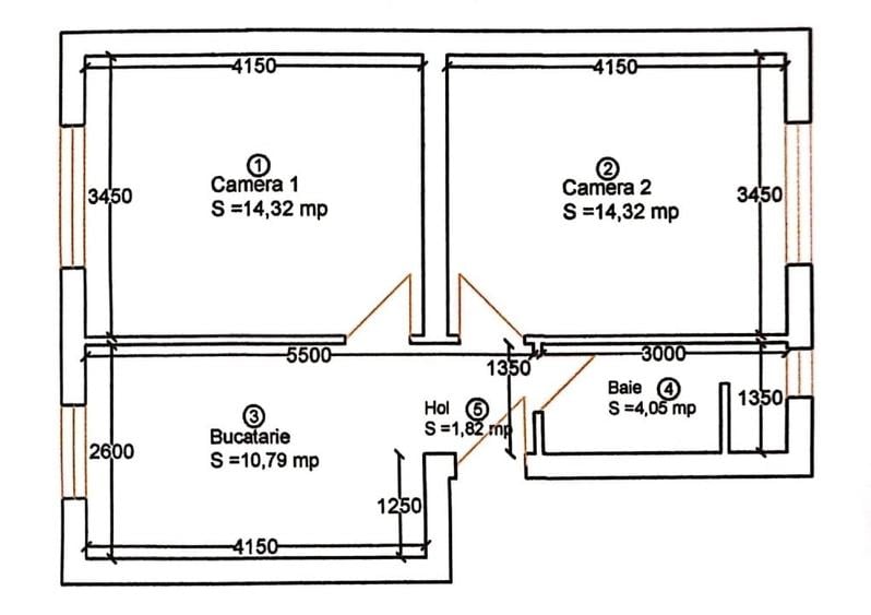 Apartament cu 2 Camere Decomandate - Foarte Aproape de Facultati - 10