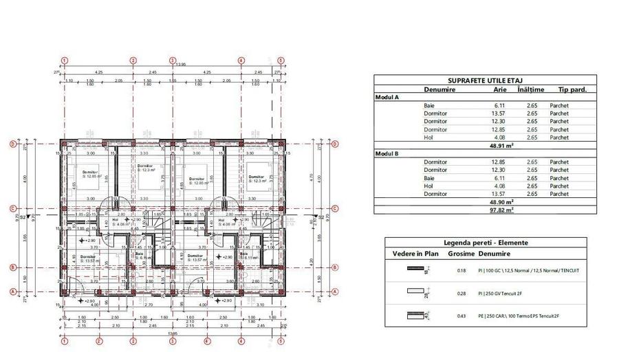 Casă cu 4 camere cu Teren 229 Mp în Cug