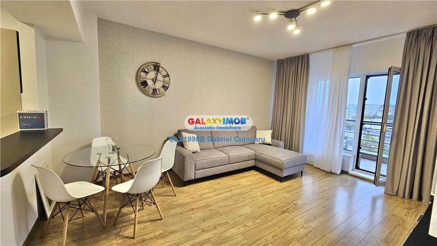 Apartament cu 2 camere semidecomandat, mobilat în Eminescu